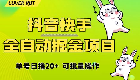 【副业项目6929期】最新快手抖音B站掘金项目，单号日撸20+，可放大操作缩略图