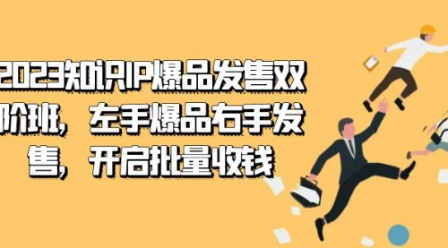 【副业项目7652期】2023知识IP-爆品发售双 阶班，左手爆品右手发售，开启批量收钱缩略图